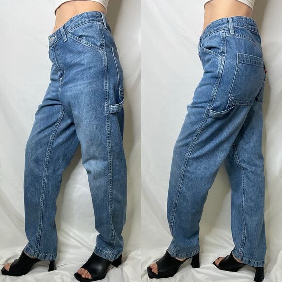 Levi's vintage Y2K utility cargo carpenter jeans baggy loose fit relaxed 29‎ - Picture 13 of 16